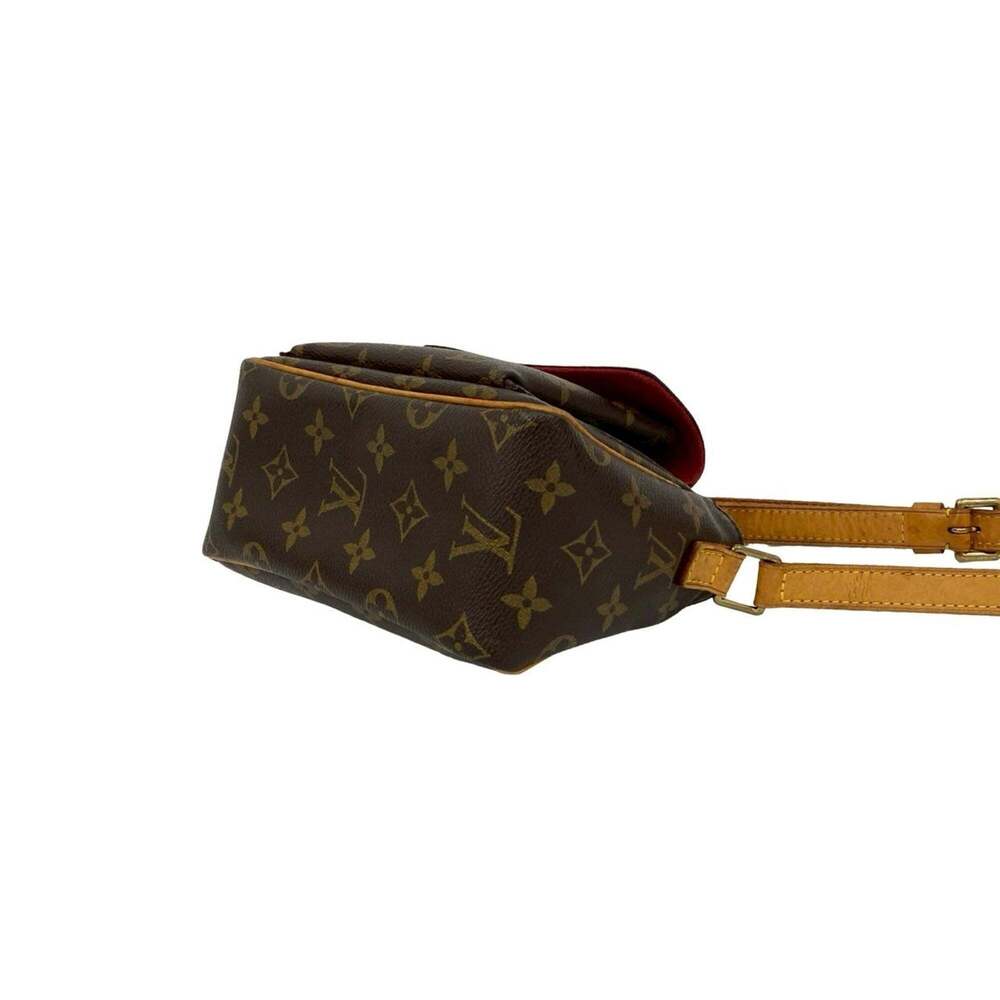 LOUIS VUITTON Brown Monogram Leather Pochette Shoulder Bag - Picture 8 of 10